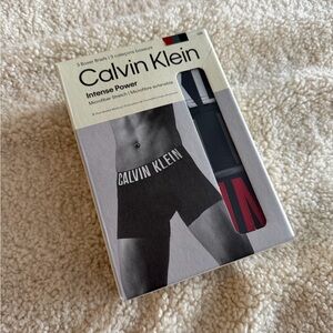 Calvin Klein Intense Power Boxer Briefs - Black and Red NWOT